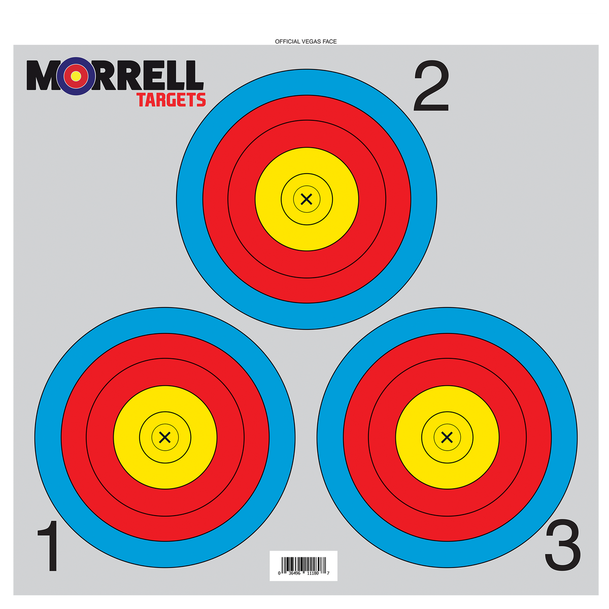Paper Face Archery Targets | NFAA Vegas 3 Spot Target Paper Face