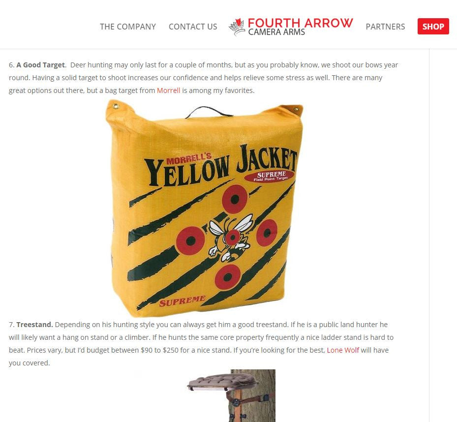 A Morrell® Target is Essential for the Hunting Dad as a Father's Day present!