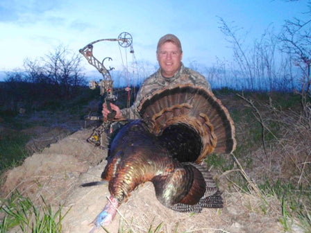 While turkey hunting don't worry because NO BLIND...NO PROBLEM