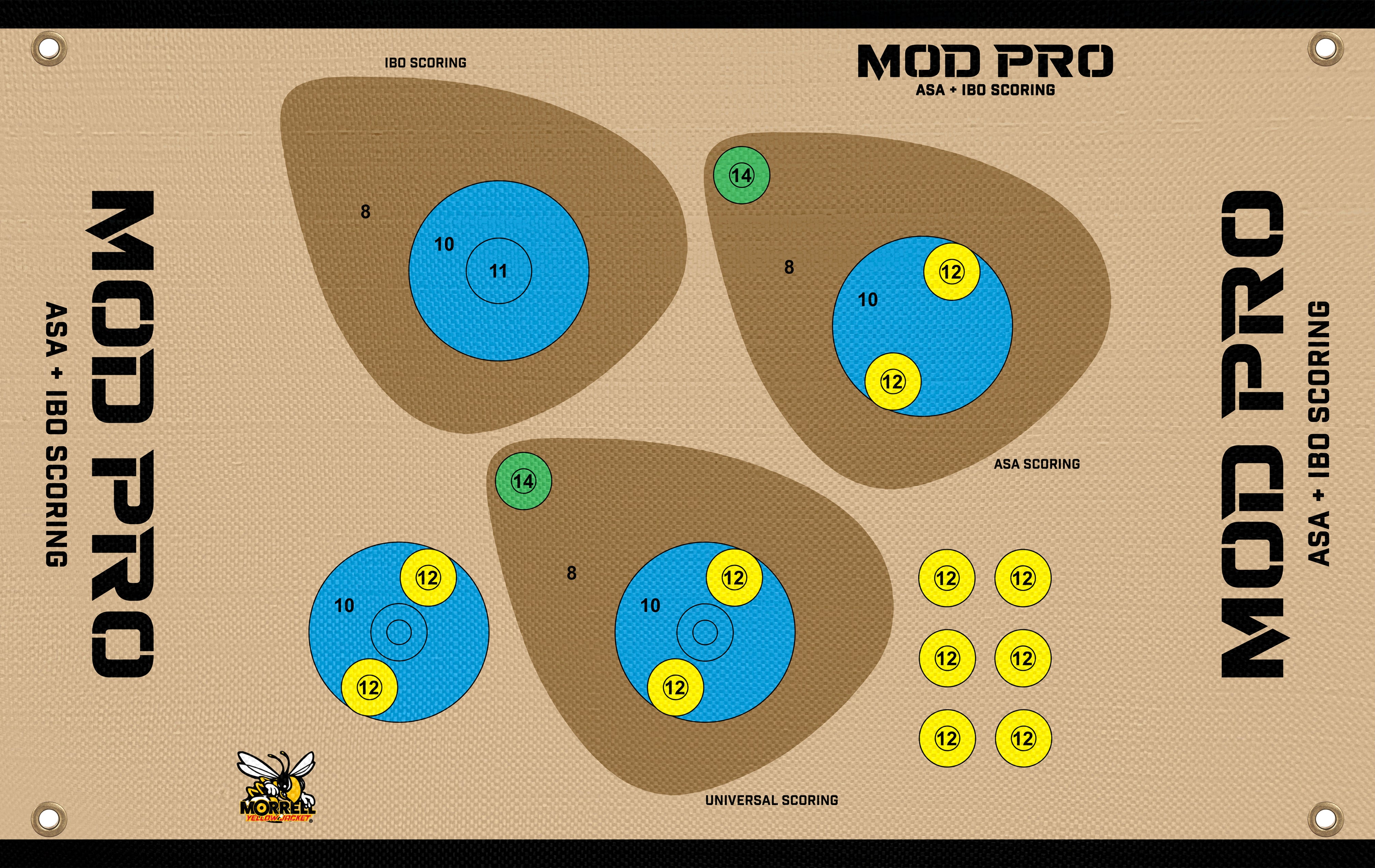 Yellow Jacket® MOD Pro Series- ASA/IBO + Scoring | Morrell Targets