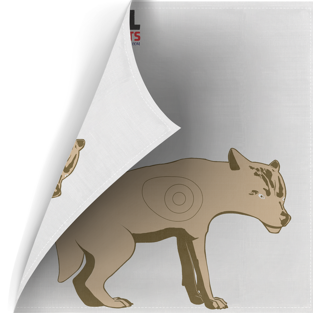 Two Sided Polypropylene Target Face - Coyote