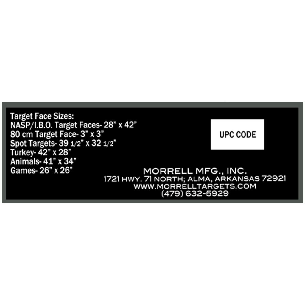 Universal Scoring Rings Morrell Hog Polypropylene Archery Target Face | Morrell Targets