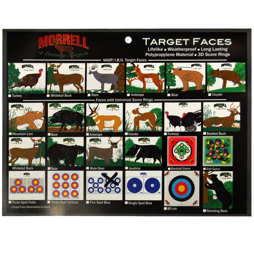Single Spot Polypropylene Archery Target Face
